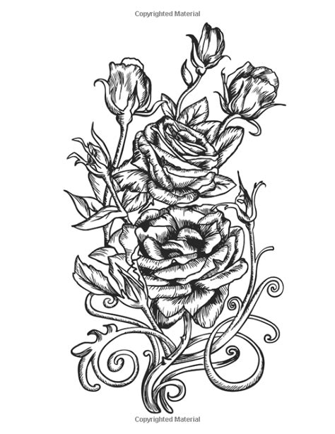 flower tattoos coloring pages tattoos gallery
