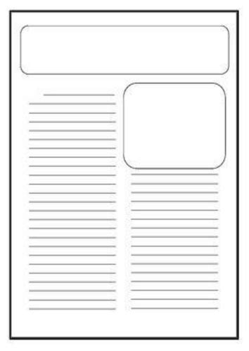 newspaper article templates teaching resources