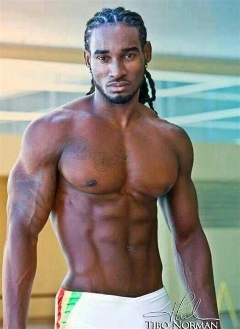 locs and muscle hot black guys hot guys black man hot men black is