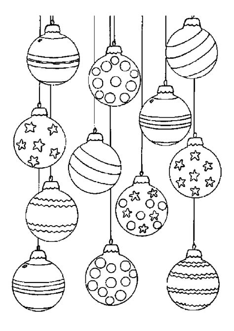 christmas balls coloring pages    print