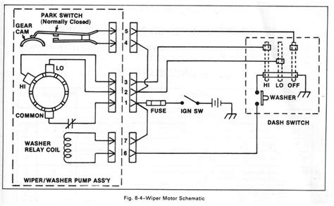 gm  wire wiper motor wiring diagram repair guides repair guides