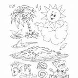 Doodle Island Coloring Surfnetkids Pages sketch template