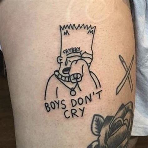 Pin By Demmy On Tattoos Lil Peep Tattoos Simpsons