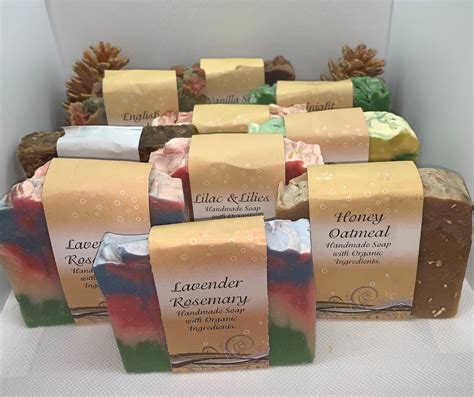 naturally handmade soap  organic ingredients  bars