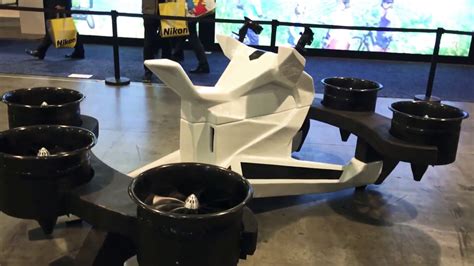 hoversurf hoverbike ridable drone ces     youtube