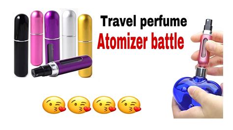 easy refill travel perfume atomizer bottle empty perfume bottle
