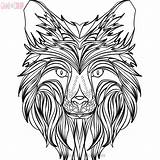 Lion Coloring Intricate Pages Print Coloringkids sketch template