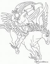 Coloring Pages Greek Mythology Pegasus Popular sketch template