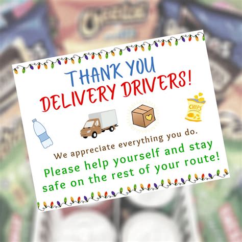 delivery driver   sign amazon   sign snack etsy uk