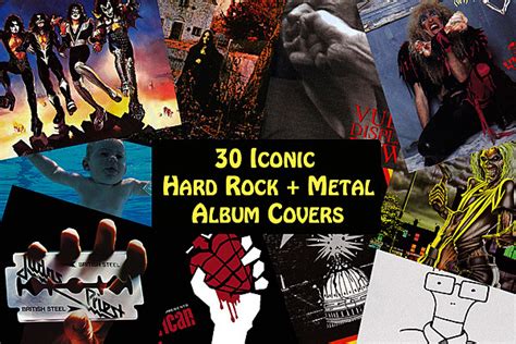 30 Iconic Hard Rock Metal Album Covers
