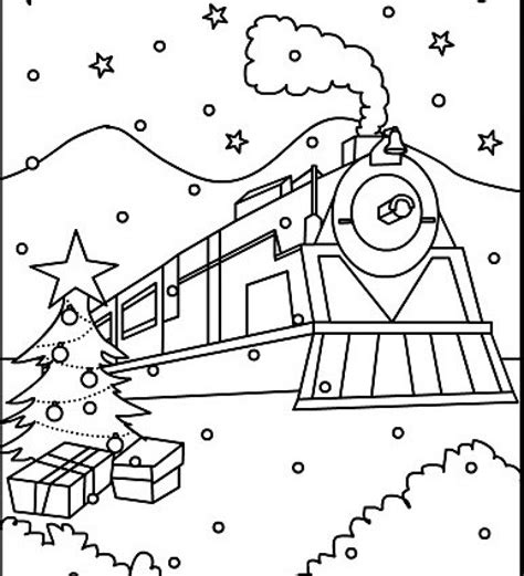 printable polar express coloring pages printable templates