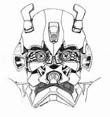 Bumblebee Transformer Head Everfreecoloring Tocolor Optimus Pintar Coloring sketch template
