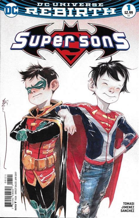 Super Sons Comic Issue 1 Limited Variant Modern Age Universe Rebirth Dc