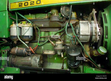 agriculture engine tractor diesel engine   john deere stock photo royalty  image