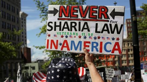 in pictures anti sharia protests across america bbc news