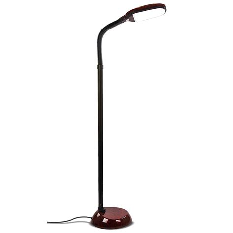 brightech litespan daylight led floor lamp  adjustable reading light brown  ebay