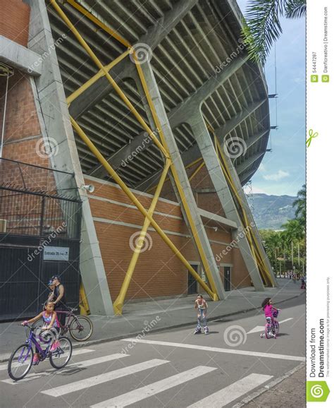 sports center  medellin colombia editorial photography image