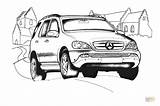 Mercedes Coloring Benz Pages Class Cars Printable Car Glk Color Supercoloring Magic Categories sketch template
