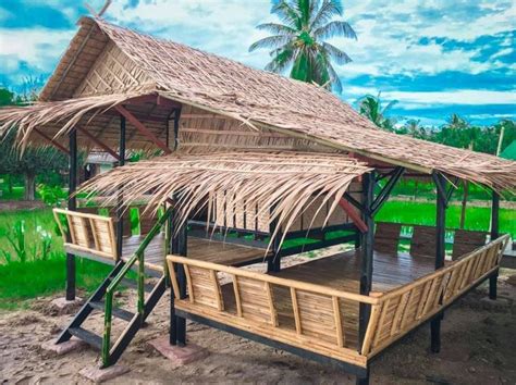 nipa hut designs  bamboo house designs youll love
