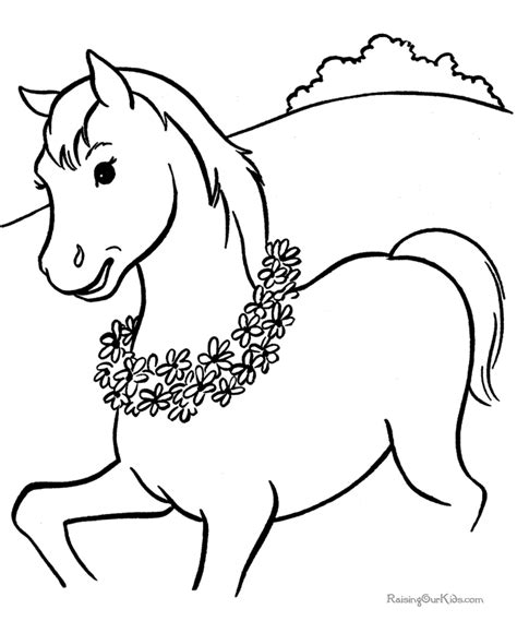 coloring printables horse coloring pageslots   good