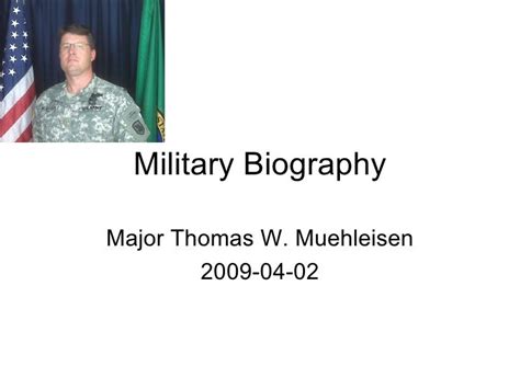 military biography