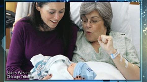 surrogate grandmother woman gives birth to her own