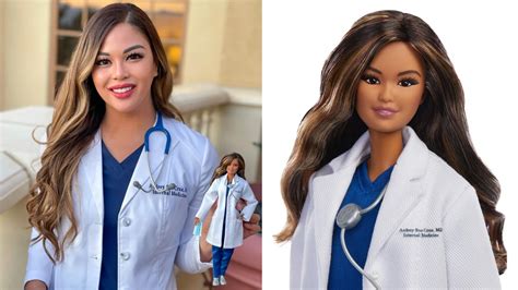 this doctor used to play with barbie dolls now there s one made after her