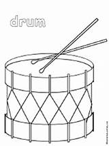 Instruments Coloring Drum Music Musical Instrument Pages Enchantedlearning Percussion Drawing Printable Print Printout Kids Preschool Drawings Activities Crafts Color Drummer sketch template