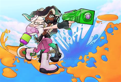 Splatoon 2 Pearl And Marina By Scotchi On Deviantart