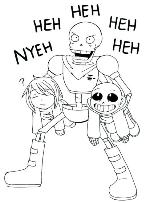 undertale coloring pages  hhe