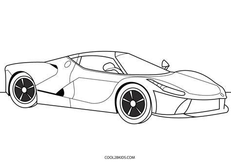 printable sports car coloring pages  kids