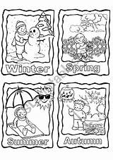 Seasons Worksheet Worksheets Coloring Kindergarten Pages Esl Eslprintables Preschool Colour Activities English Preview Books Flashcards Vocabulary sketch template