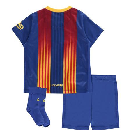 Nike Fc Barcelona Home Kit 2021 2022 Infants Domestic Replica