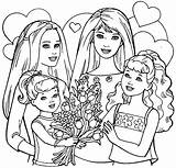 Barbie Coloring Pages Dreamhouse House Dream Life Barbies Siblings Color Coloriage Print Kids Colouring Printable Clipart Book Books Drawings Perspective sketch template