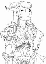 Wow Lineart Pages Warlock Chan Rein Gift Coloring Drawings Deviantart Template sketch template