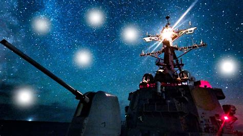multiple destroyers  swarmed  mysterious drones  california  numerous nights