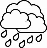 Rain Cartoon Clipart Clip Library Storm Weather Royalty Vector sketch template