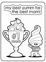 Menchie Menchies Yogurt Frozen sketch template