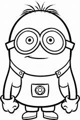 Coloring Pages Kids Minion Minions Despicable Printable Momjunction sketch template