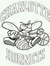 Hornets Charlotte sketch template