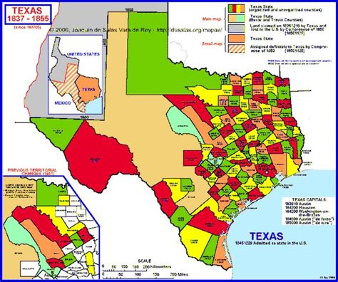 Hisatlas Mapa De Texas 1855