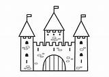 Castillo Dibujo Para Colorear Imágenes Castillos Imprimir Dibujos Infantil Gratis Descargar Grandes Medieval sketch template