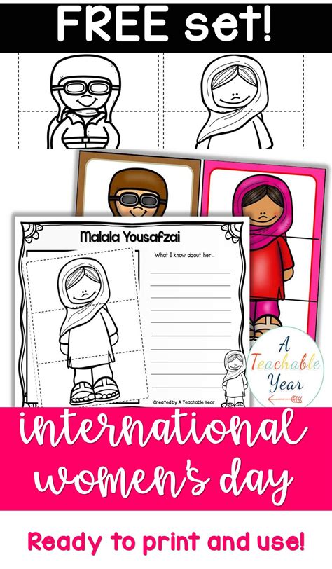 international women day worksheet kindergarten