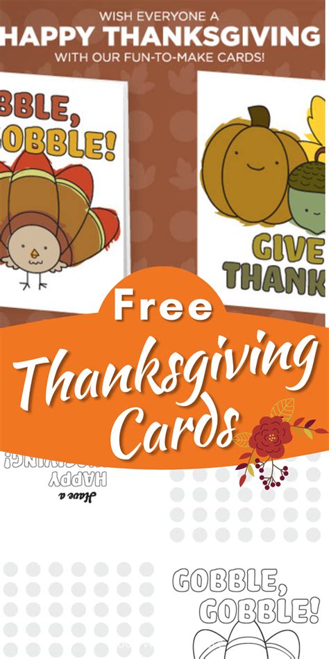 downloadable printable thanksgiving day cards  kids classy