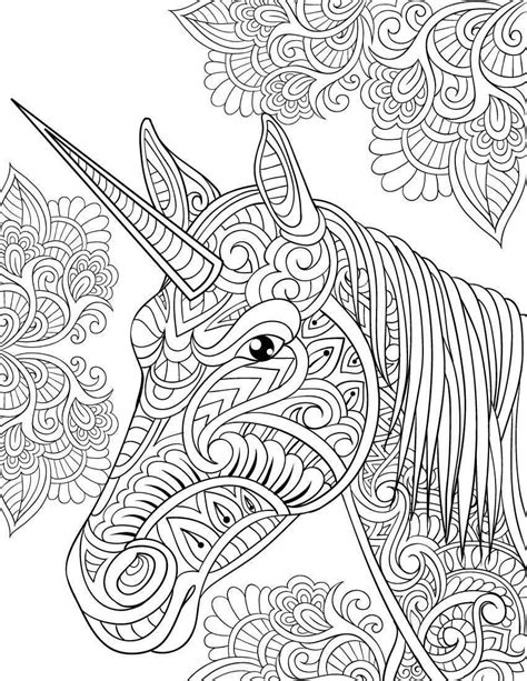 adult coloring pages unicorn  getcoloringscom  printable
