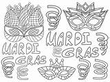 Coloring Pages Mardi Gras Printable Fat Tuesday 30seconds Printables Mom Tip Print sketch template