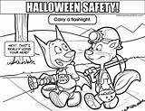Coloring Safety Flashlight Pages Halloween Printable Color Colouring Carry Resolution Getdrawings Getcolorings Themes Elementary Medium sketch template