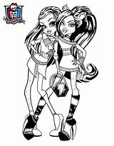 Monster High Coloring Pages Clawdeen Wolf Frankie Stein Drawing Para Color Colorear Draculaura Girls Kids Anima Dibujo Dibujos Print Visit sketch template
