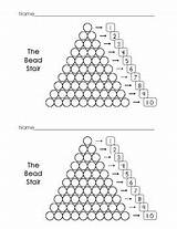 Stair Montessori Bead Numbers Subject sketch template