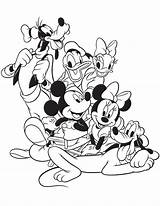 Mickey Mouse Coloring Clubhouse Pages Library Clipart Micky sketch template